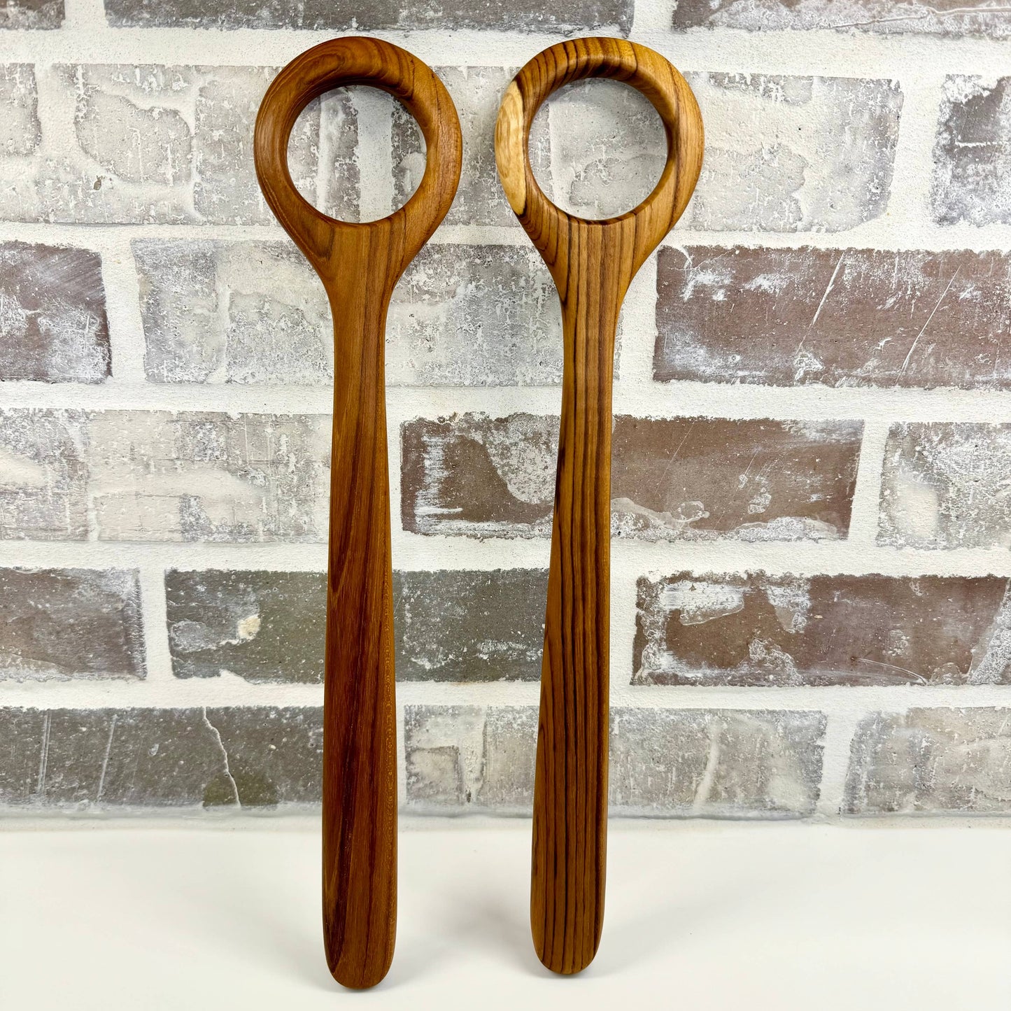 Teak Wood Danish Dough Whisk