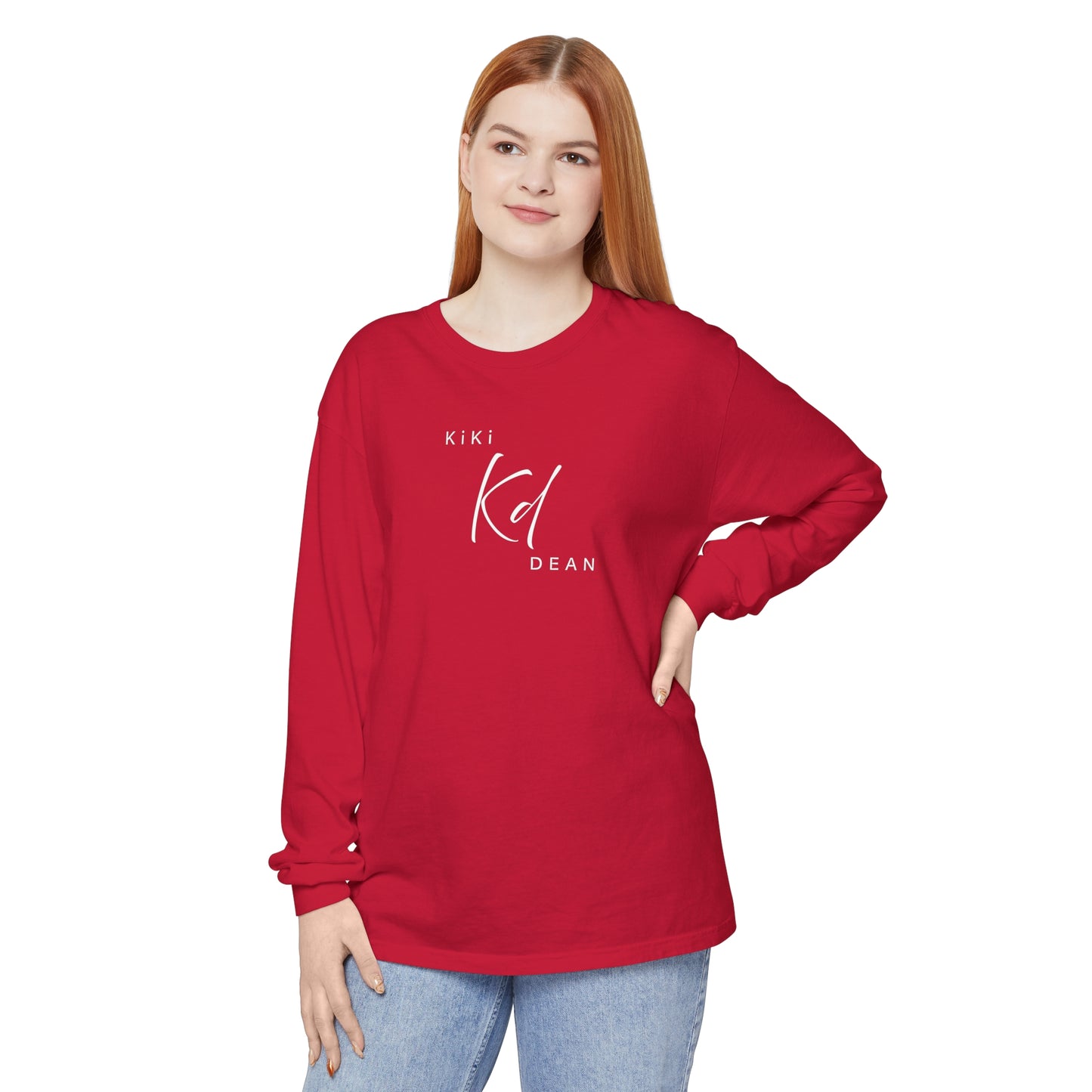 KiKi DEAN Unisex Garment-dyed Long Sleeve T-Shirt