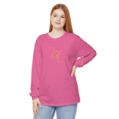 KiKi DEAN Unisex Garment-dyed Long Sleeve T-Shirt