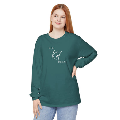 KiKi DEAN Unisex Garment-dyed Long Sleeve T-Shirt