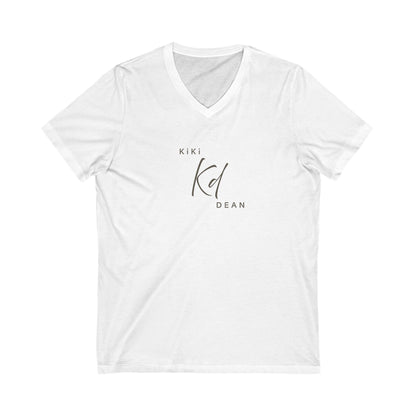 KiKi DEAN Unisex Jersey Short Sleeve V-Neck Tee