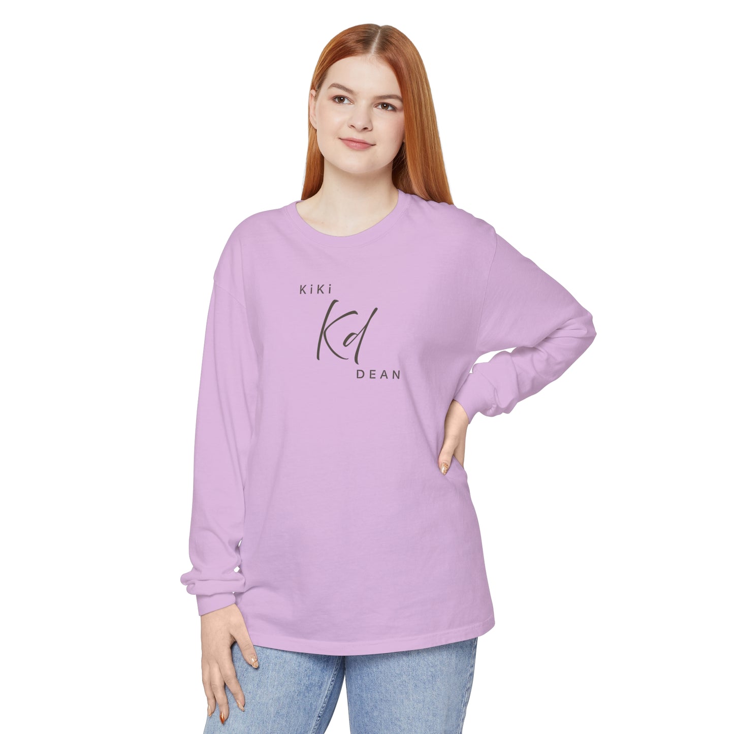 KiKi DEAN Unisex Garment-dyed Long Sleeve T-Shirt