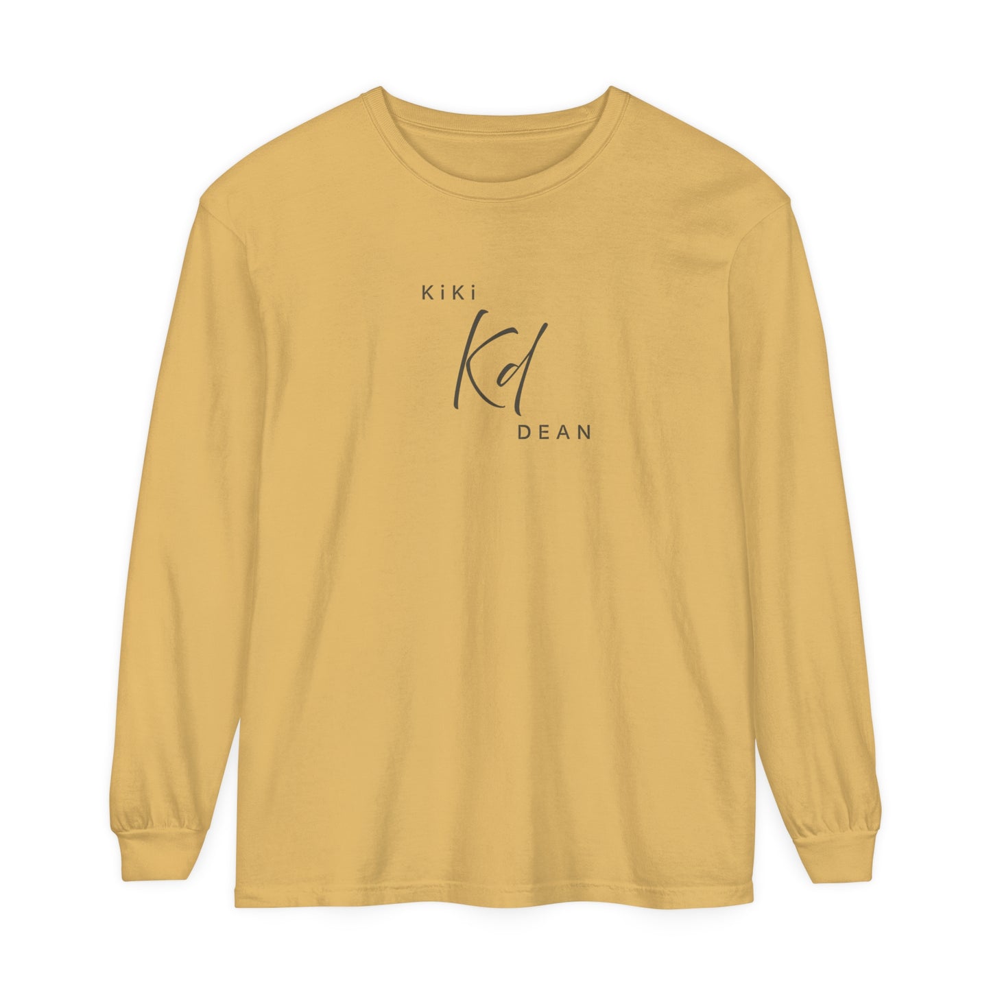 KiKi DEAN Unisex Garment-dyed Long Sleeve T-Shirt