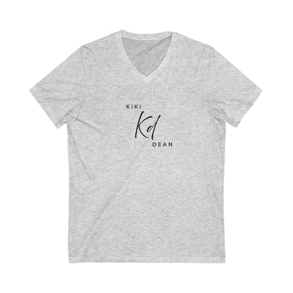 KiKi DEAN Unisex Jersey Short Sleeve V-Neck Tee