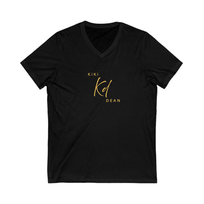 KiKi DEAN Unisex Jersey Short Sleeve V-Neck Tee