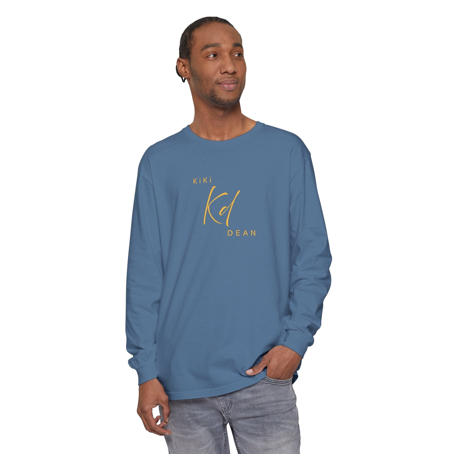 KiKi DEAN Unisex Garment-dyed Long Sleeve T-Shirt