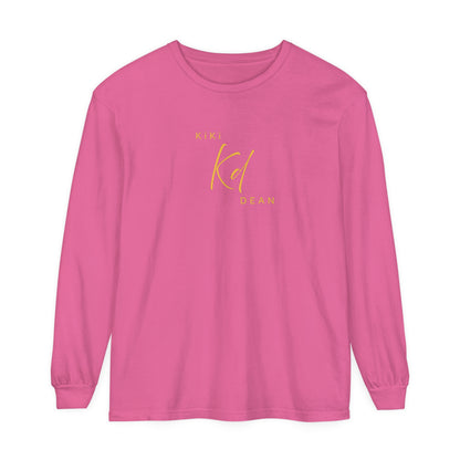 KiKi DEAN Unisex Garment-dyed Long Sleeve T-Shirt