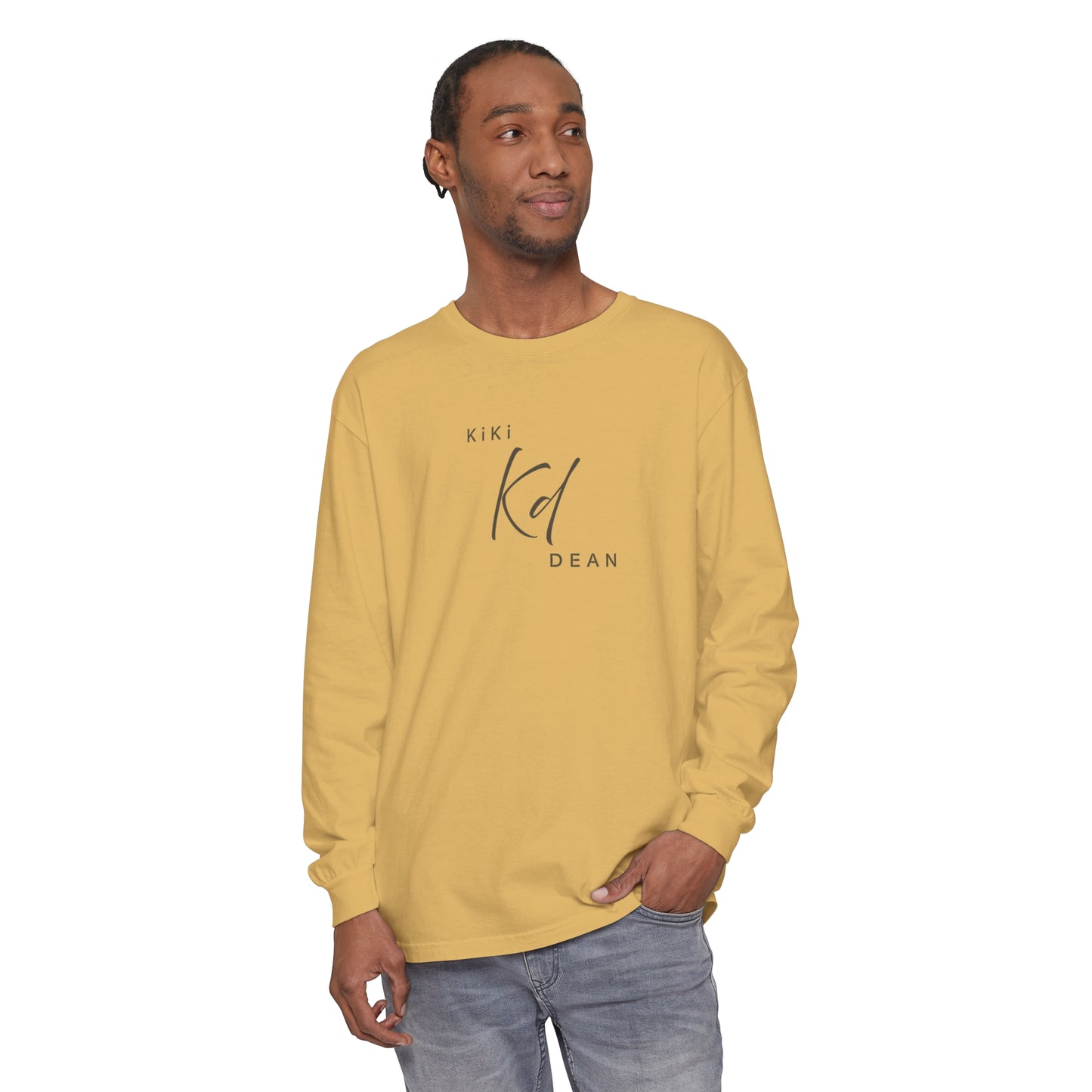 KiKi DEAN Unisex Garment-dyed Long Sleeve T-Shirt