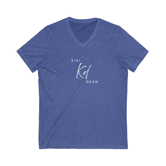 KiKi DEAN Unisex Jersey Short Sleeve V-Neck Tee