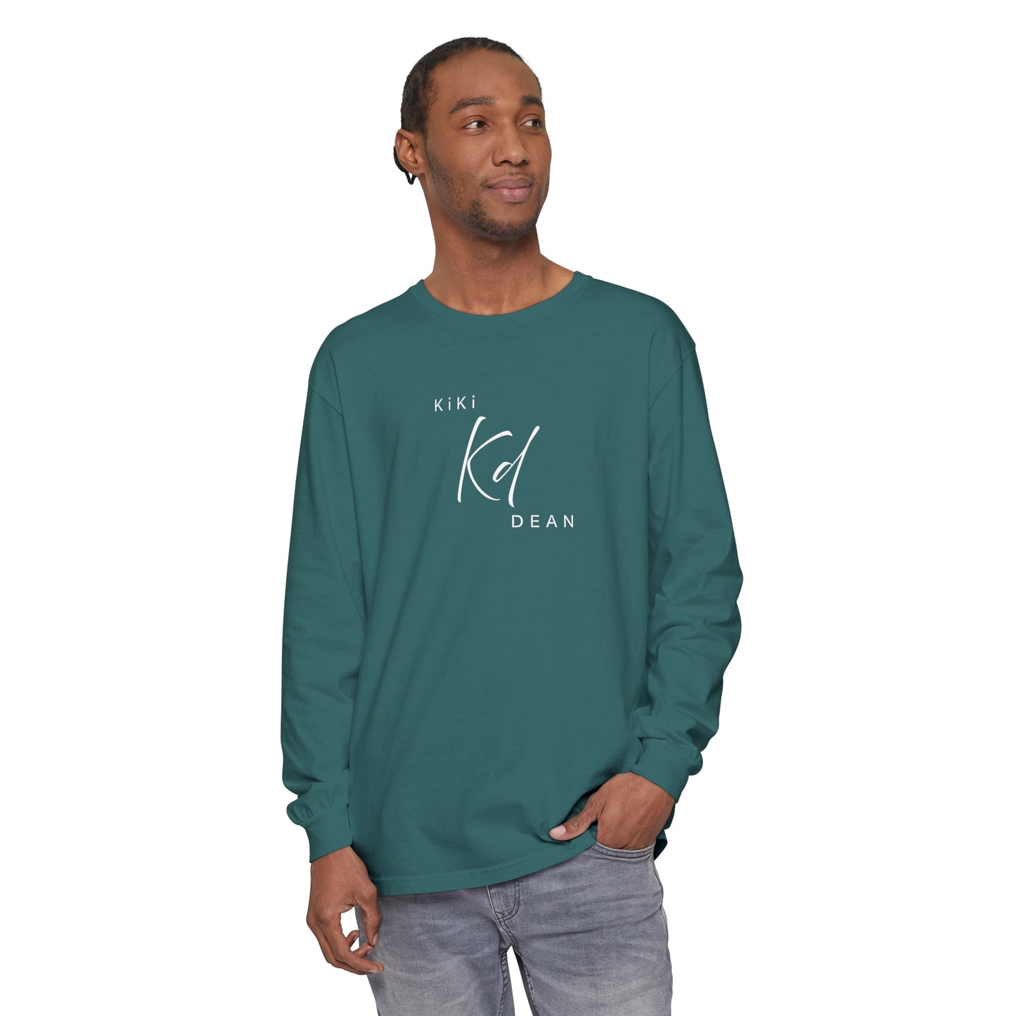 KiKi DEAN Unisex Garment-dyed Long Sleeve T-Shirt